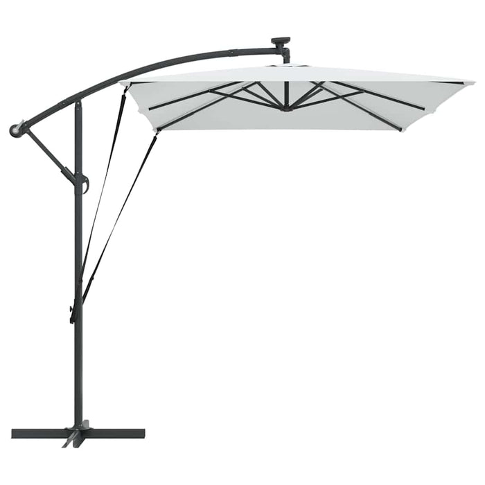 Parasol banana cu brațe Nisipiu 294 x 200 x 254 cm - WALTI WALTI