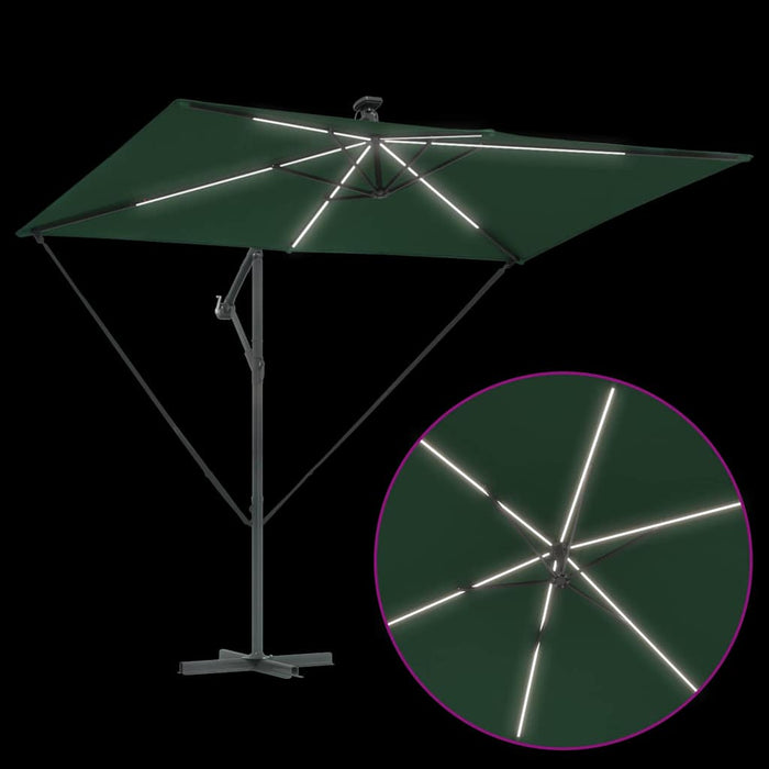 Parasol banana cu brațe Verde 294 x 200 x 254 cm - WALTI WALTI