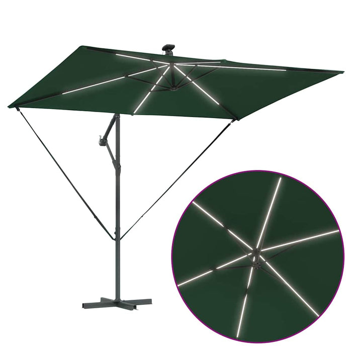 Parasol banana cu brațe Verde 294 x 200 x 254 cm - WALTI WALTI