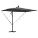 Parasol banana cu brațe cu blocare Antracit 294 x 200 x 254 cm - WALTI WALTI