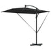 Parasol banana cu brațe Negru 294 x 200 x 254 cm - WALTI WALTI