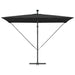 Parasol banana cu brațe Negru 294 x 200 x 254 cm - WALTI WALTI
