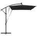 Parasol banana cu brațe Negru 294 x 200 x 254 cm - WALTI WALTI