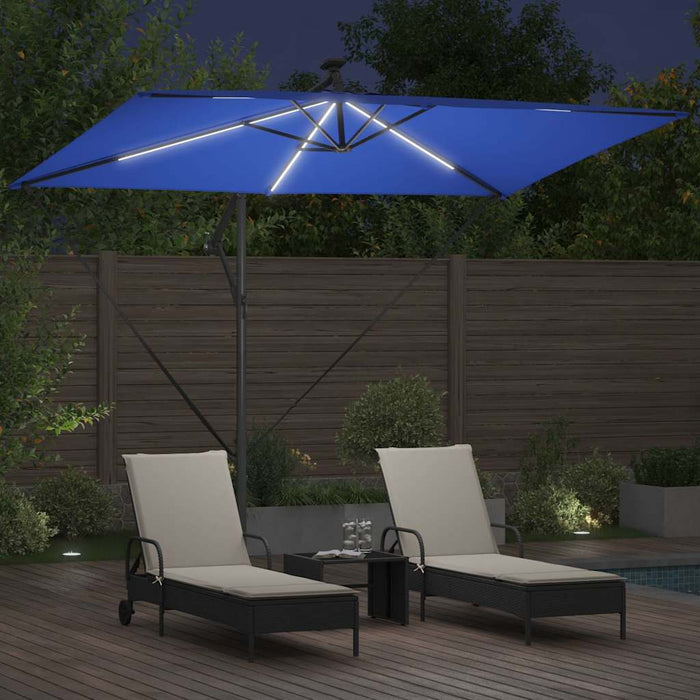 Umbrelă de soare Albastru azur 294 x 200 x 270 cm WALTI