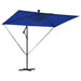 Parasol banana cu brațe albastru 294 x 200 x 254 cm - WALTI WALTI