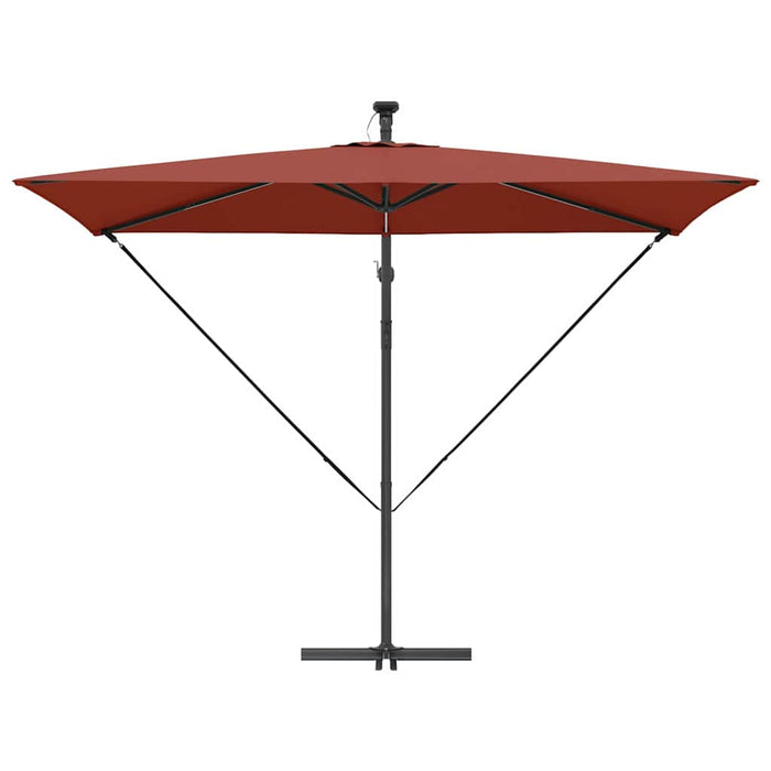 Parasol banana cu brațe Terracota 294 x 200 x 254 cm - WALTI WALTI