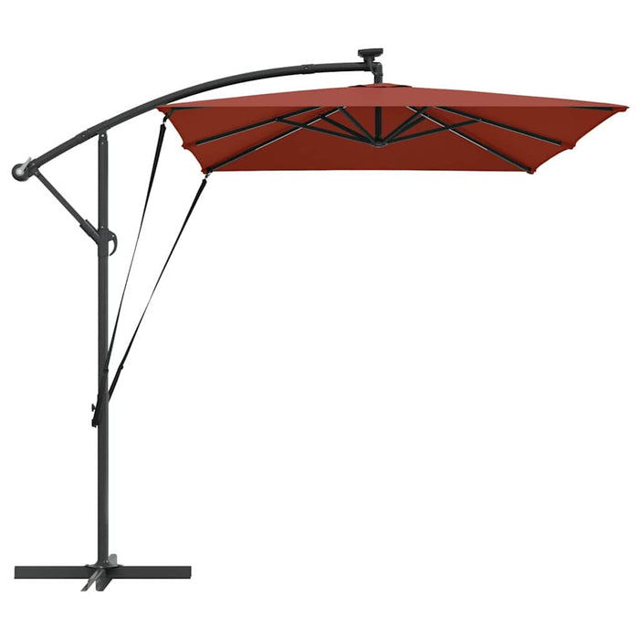 Parasol banana cu brațe Terracota 294 x 200 x 254 cm - WALTI WALTI