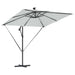 Parasol banana cu brațe Nisipiu 249 x 249 x 250 cm - WALTI WALTI