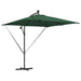 Parasol banana cu brațe Verde 249 x 249 x 250 cm - WALTI WALTI