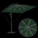 Parasol banana cu brațe Verde 249 x 249 x 250 cm - WALTI WALTI