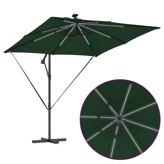 Parasol banana cu brațe Verde 249 x 249 x 250 cm - WALTI WALTI