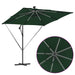 Parasol banana cu brațe Verde 249 x 249 x 250 cm - WALTI WALTI