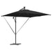 Parasol banana cu brațe cu blocare Negru 249 x 249 x 250 cm - WALTI WALTI