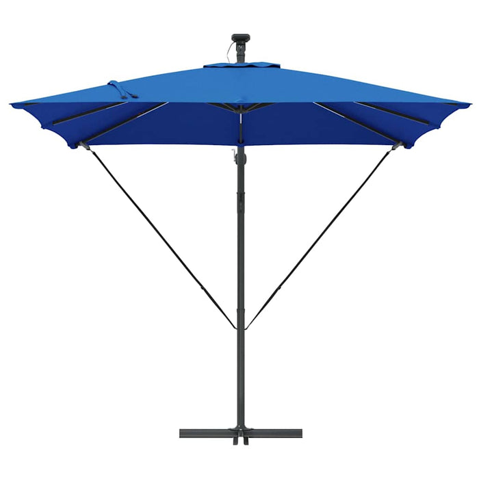 Parasol banana cu brațe albastru 249 x 249 x 250 cm - WALTI WALTI
