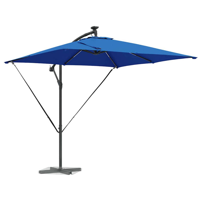 Parasol banana cu brațe albastru 249 x 249 x 250 cm - WALTI WALTI