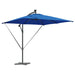 Parasol banana cu brațe albastru 249 x 249 x 250 cm - WALTI WALTI
