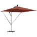 Parasol banana cu brațe Terracota 249 x 249 x 250 cm - WALTI WALTI