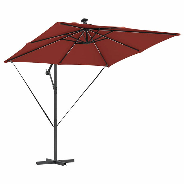 Parasol banana cu brațe Terracota 249 x 249 x 250 cm - WALTI WALTI