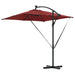 Parasol banana cu brațe Terracota 249 x 249 x 250 cm - WALTI WALTI