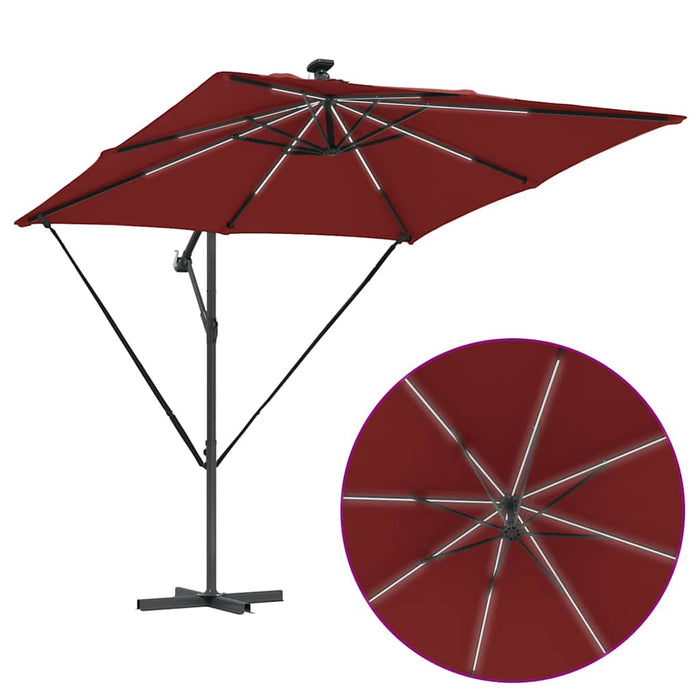 Parasol banana cu brațe Terracota 249 x 249 x 250 cm - WALTI WALTI