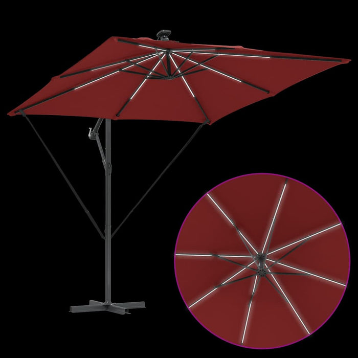 Parasol banana cu brațe Terracota 249 x 249 x 250 cm - WALTI WALTI