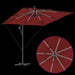 Parasol banana cu brațe Terracota 249 x 249 x 250 cm - WALTI WALTI