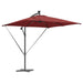 Parasol banana cu brațe Terracota 249 x 249 x 250 cm - WALTI WALTI