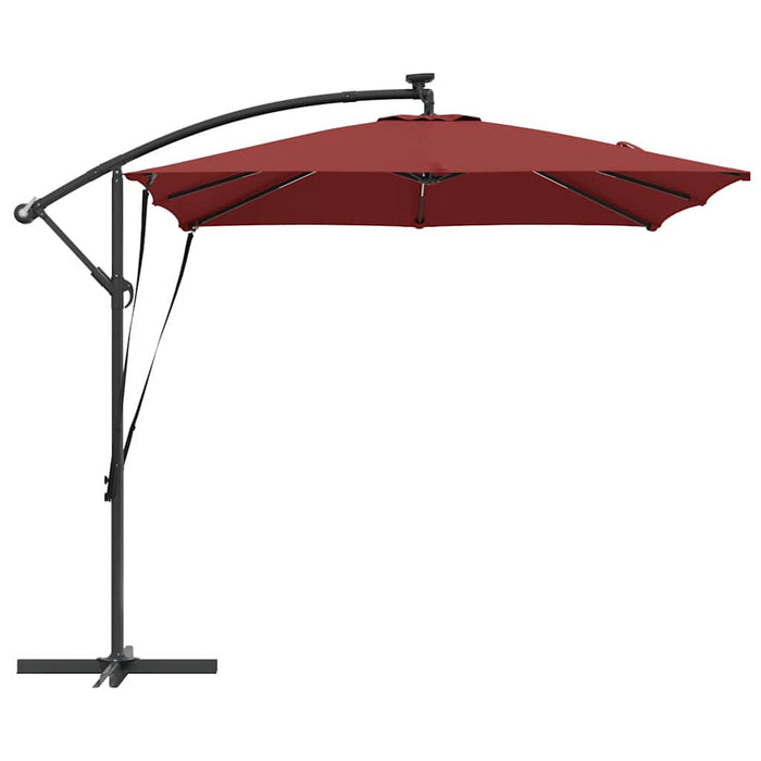 Parasol banana cu brațe Terracota 249 x 249 x 250 cm - WALTI WALTI