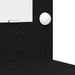 Masă de Machiaj cu raft Negru 78,5 x 41 x 135 cm Lemn compozit - WALTI WALTI