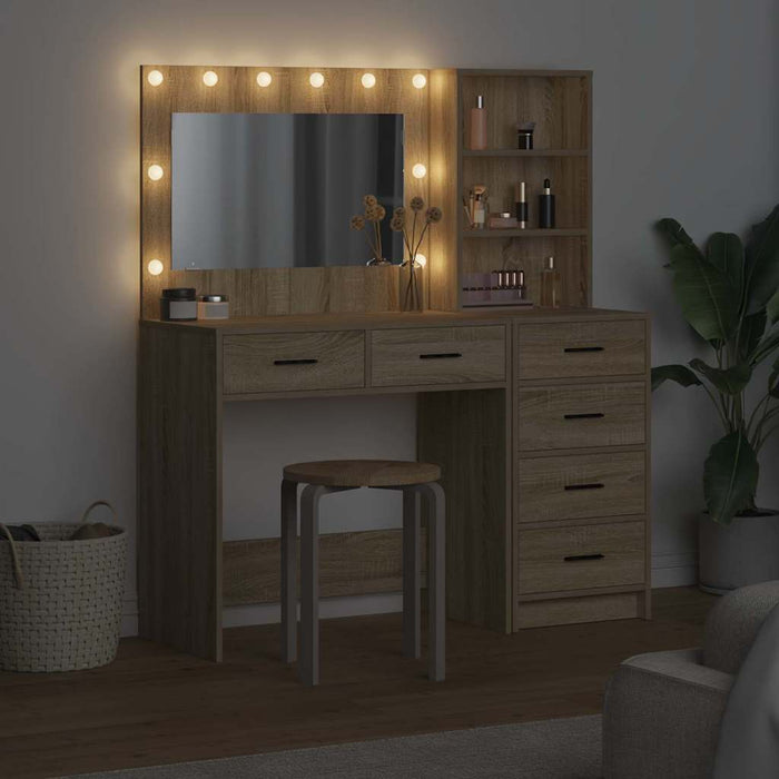 Masă de Machiaj cu sertar Maro 78,5 x 41 x 135 cm Lemn compozit - WALTI WALTI