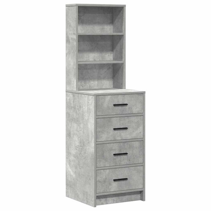 Masă de Machiaj cu sertar Gri 78,5 x 41 x 135 cm Lemn compozit - WALTI WALTI