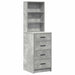 Masă de Machiaj cu sertar Gri 78,5 x 41 x 135 cm Lemn compozit - WALTI WALTI
