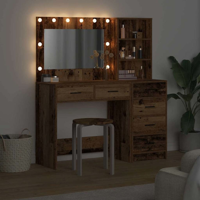 Masă de Machiaj cu sertar Maro 78,5 x 41 x 135 cm Lemn compozit - WALTI WALTI