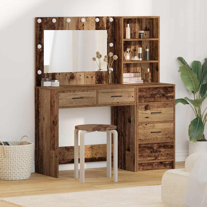 Masă de Machiaj cu sertar Maro 78,5 x 41 x 135 cm Lemn compozit - WALTI WALTI