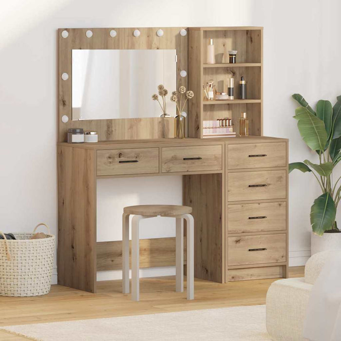 Masă de Machiaj cu sertar Maro 78,5 x 41 x 135 cm Lemn compozit - WALTI WALTI