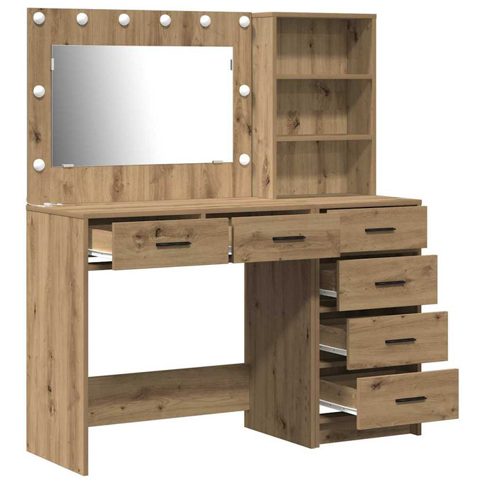 Masă de Machiaj cu sertar Maro 78,5 x 41 x 135 cm Lemn compozit - WALTI WALTI