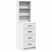 Masă de Machiaj 2 pcs Alb 50 x 41 x 135 cm Lemn compozit - WALTI WALTI