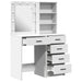 Masă de Machiaj 2 pcs Alb 50 x 41 x 135 cm Lemn compozit - WALTI WALTI