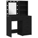 Masă de Machiaj 2 pcs Negru 50 x 41 x 135 cm Lemn compozit - WALTI WALTI
