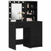 Masă de Machiaj 2 pcs Negru 50 x 41 x 135 cm Lemn compozit - WALTI WALTI