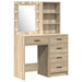 Masă de Machiaj 2 pcs Maro 50 x 41 x 135 cm Lemn compozit - WALTI WALTI