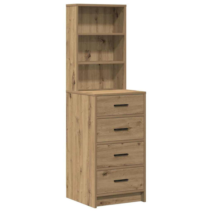 Masă de Machiaj 2 pcs Maro 50 x 41 x 135 cm Lemn compozit - WALTI WALTI