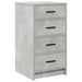 Masă de Machiaj 3 pcs Gri 40 x 41 x 135 cm Lemn compozit - WALTI WALTI