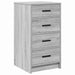 Masă de Machiaj 3 pcs Gri 40 x 41 x 135 cm Lemn compozit - WALTI WALTI
