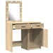 Masă de Machiaj 2 pcs Maro 50 x 41 x 135 cm Lemn compozit - WALTI WALTI