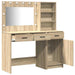 Masă de Machiaj 2 pcs Maro 78,5 x 41 x 135 cm Lemn compozit - WALTI WALTI