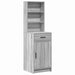 Masă de Machiaj 2 pcs Gri 78,5 x 41 x 135 cm Lemn compozit - WALTI WALTI