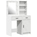 Set de Dressing cu ușă 2 pcs Alb 50 x 41 x 135 cm Lemn compozit - WALTI WALTI