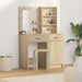 Set de Dressing cu sertar 2 pcs Stejar Sonoma 50 x 41 x 135 cm - WALTI WALTI