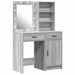 Set de Dressing 2 pcs sonoma gri 50 x 41 x 135 cm Lemn compozit - WALTI WALTI